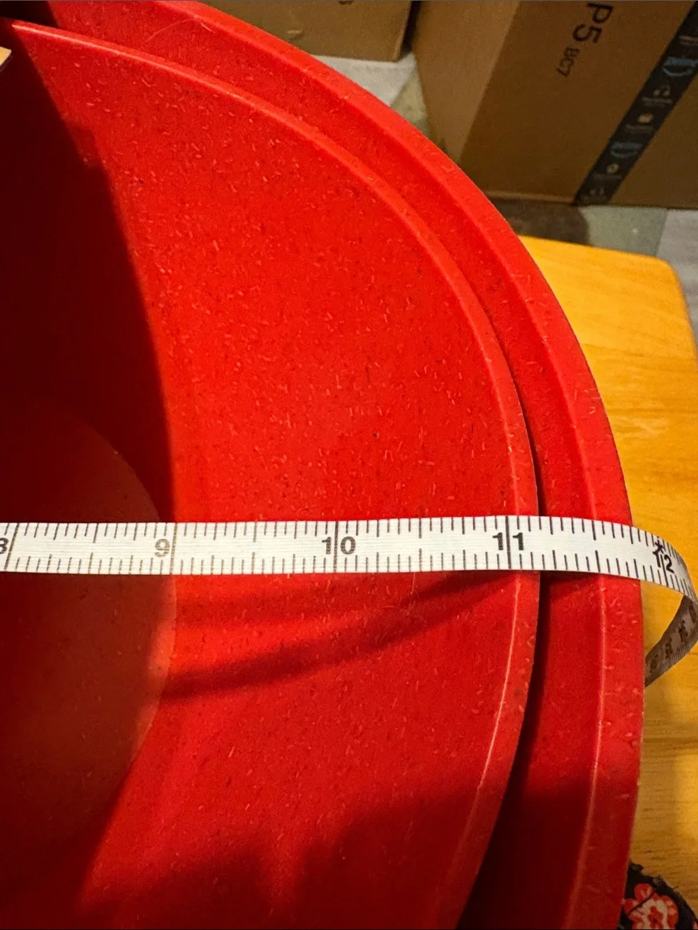 Red Mixing Bowl Set with Spoon - Bright Red Kitchen Prep Set